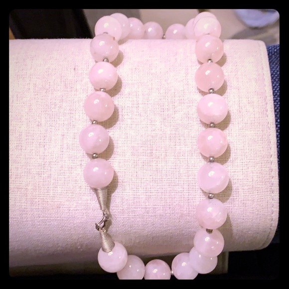 Moonstone Stone Bead Necklace - Picture 2 of 4